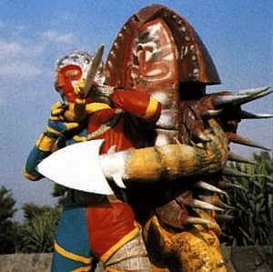 Kikaida vs Helmet Crab Rouge