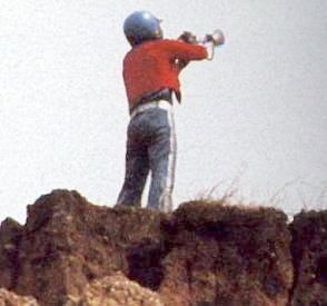 Ichiro playing trumpet