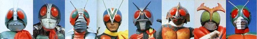 Kamen Rider 1 through Skyrider