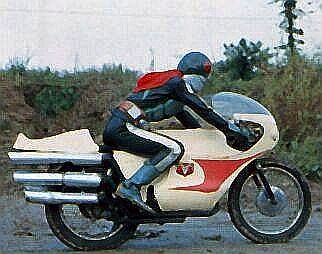 Kamen Rider 2 (old) on Cyclone