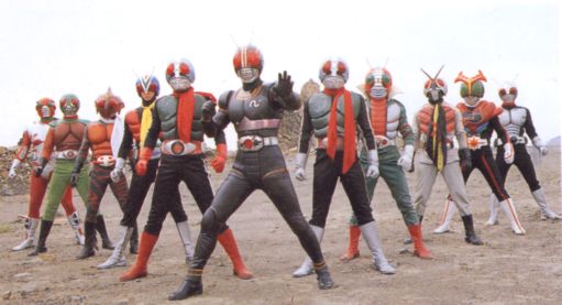Kamen Rider1 througn Kamen Rider Black