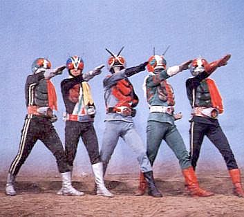 5 Kamen Riders