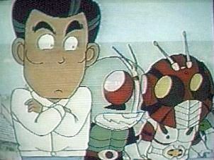animated SD Tachibana, Tobei, Kamen Rider 1 and ZX