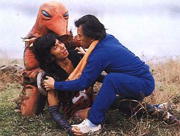 Mole Beast Man, Amazon and Tachibana, Tobei