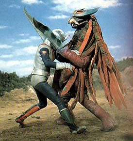 Zone Fighter and monster